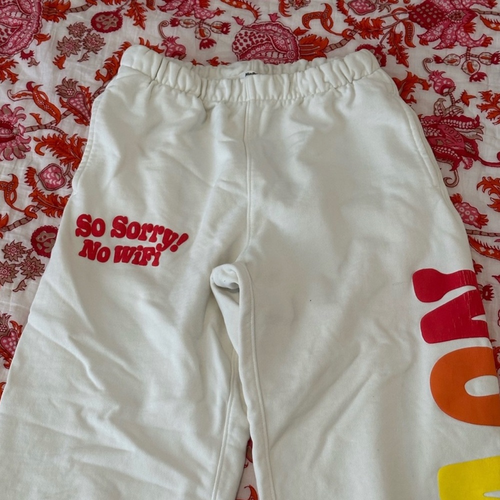 Madhappy So Sorry No WIFI! Sweatpants Size S